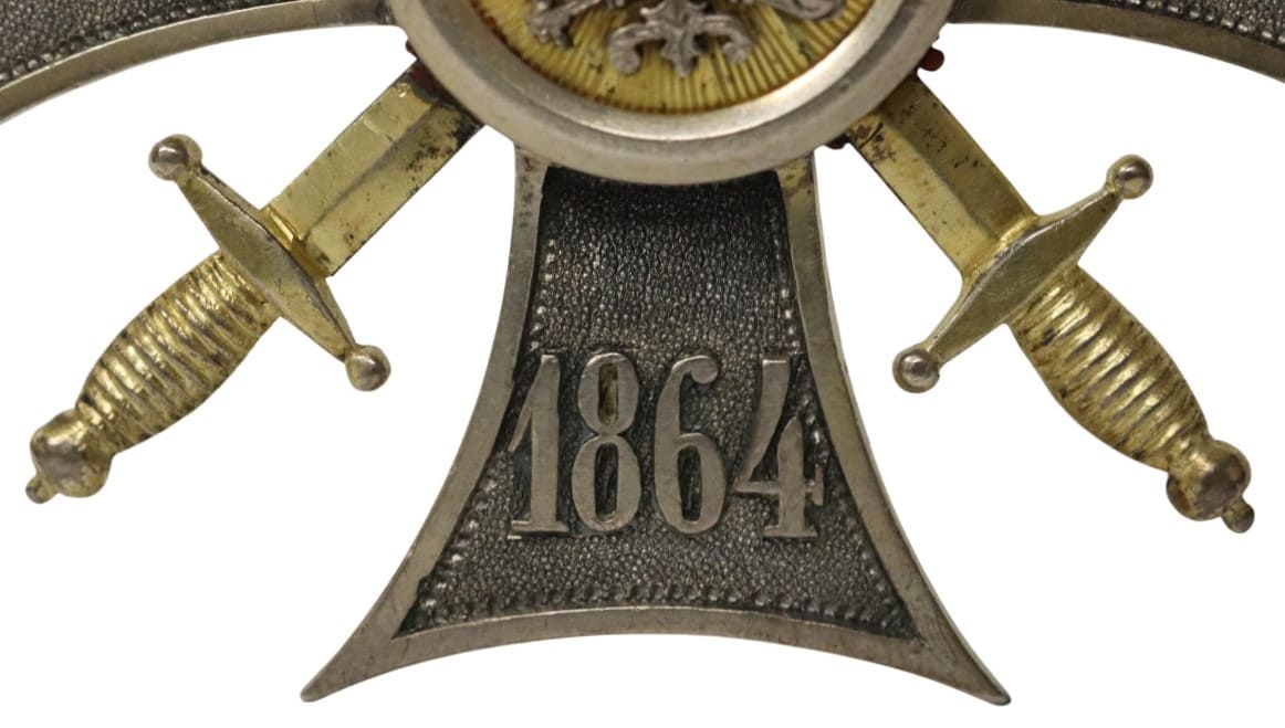 Cross  For Service In The Caucasus 1864 made by Pavel Andreev ПA workshop.jpg