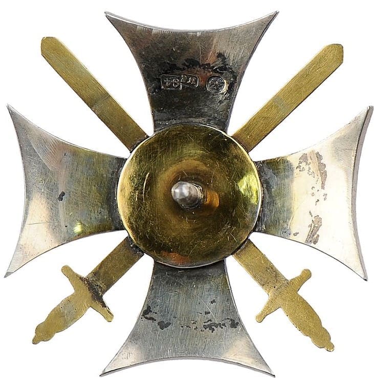Cross For Service In The Caucasus 1864 made by Saint Petersburg  workshop ЭЯ.jpg