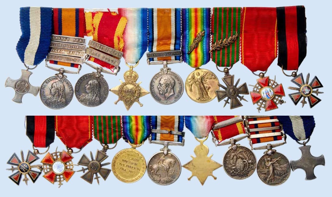 D.S.C. British officer group of miniature.jpg