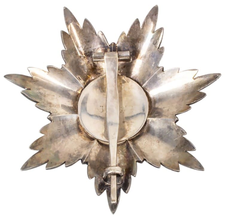 Diamond-cut breast star of  2nd class Lion and Sun order made by Godet.jpeg