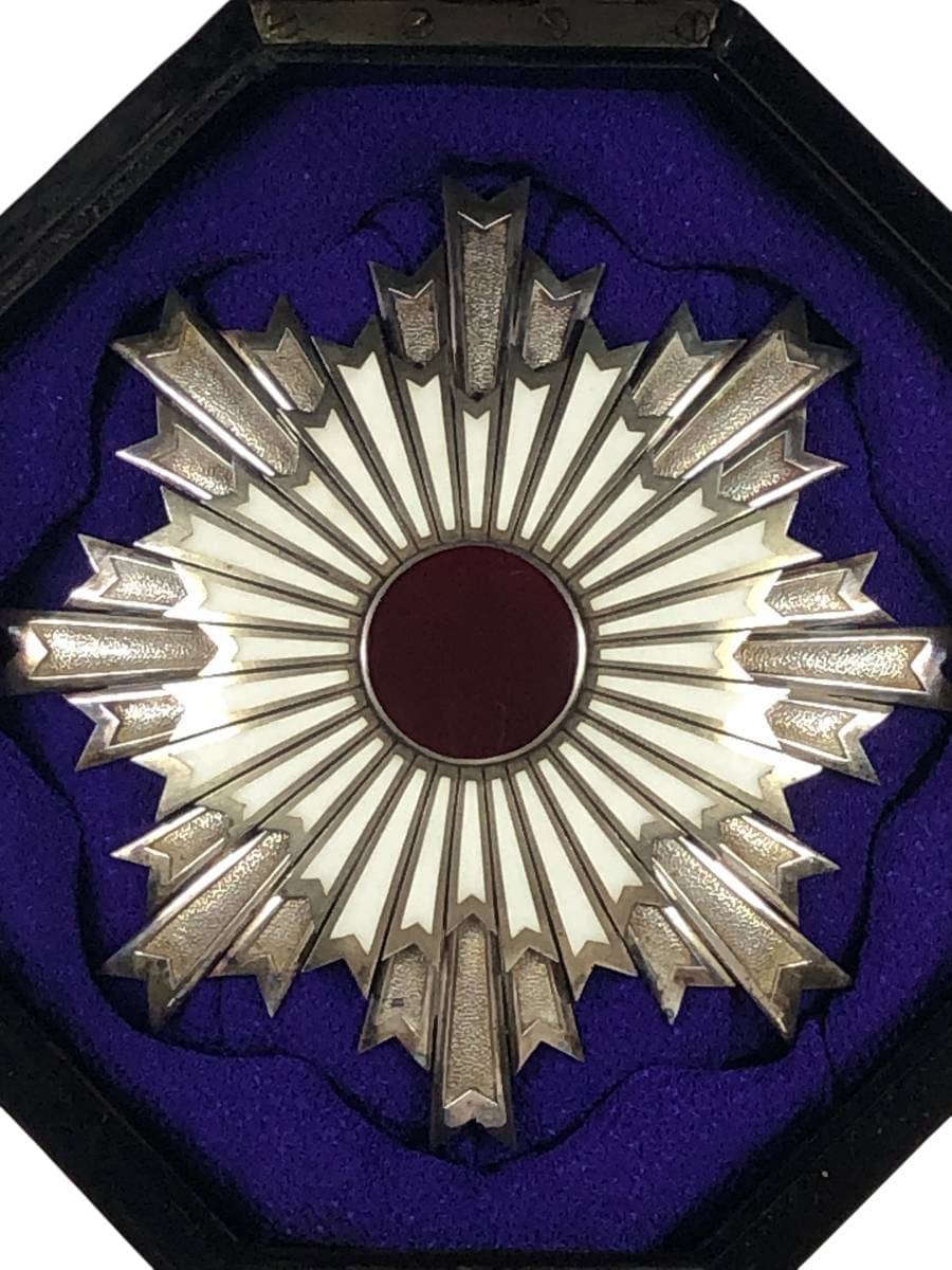 Early Meiji Era 2nd class Rising Sun  Order Breast Star.jpg