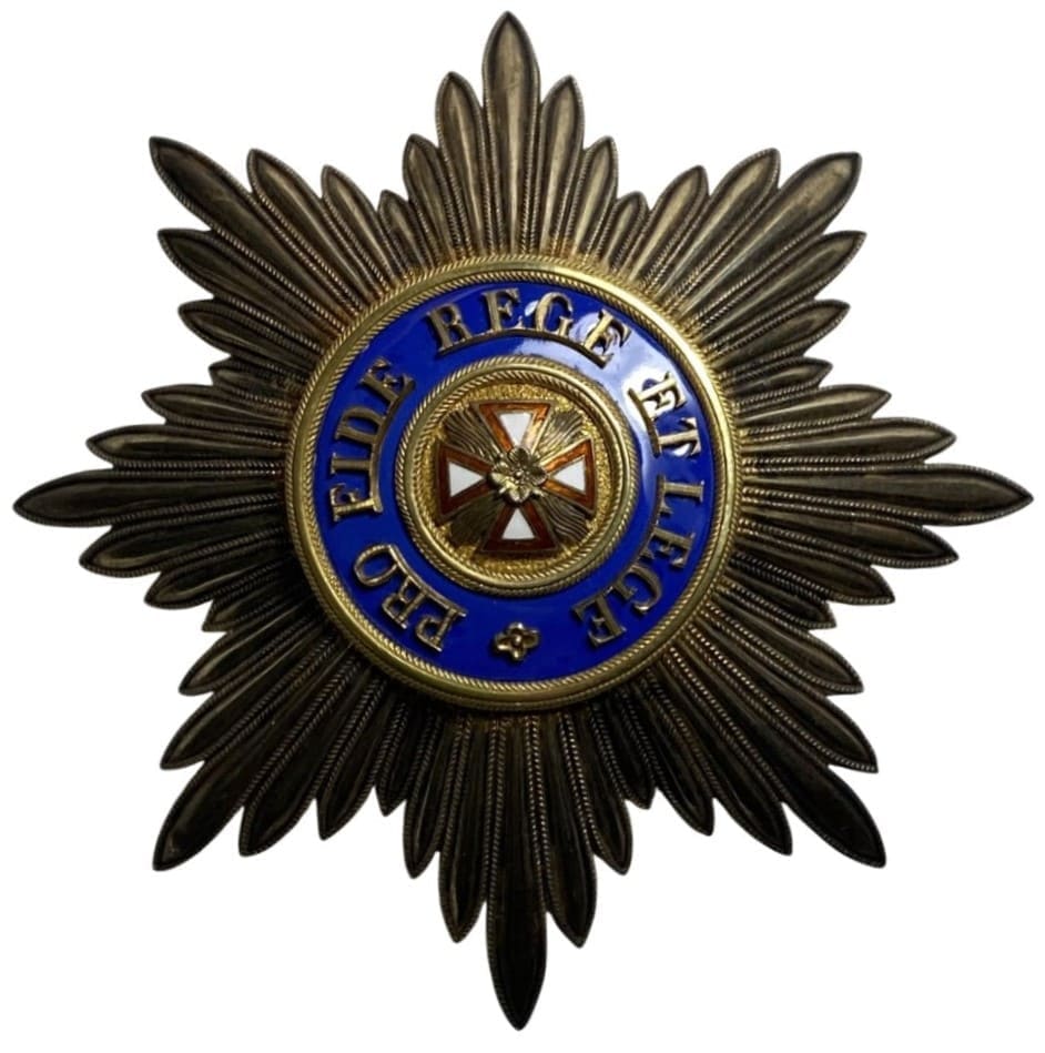 Early tented breast star  of the White Eagle order made by Eduard workshop in 1906-1908.jpg