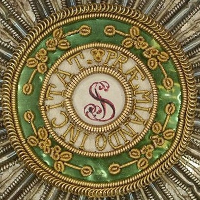 Embroidered breast star of Saint Stanislaus from the collection of Hermitage.jpg