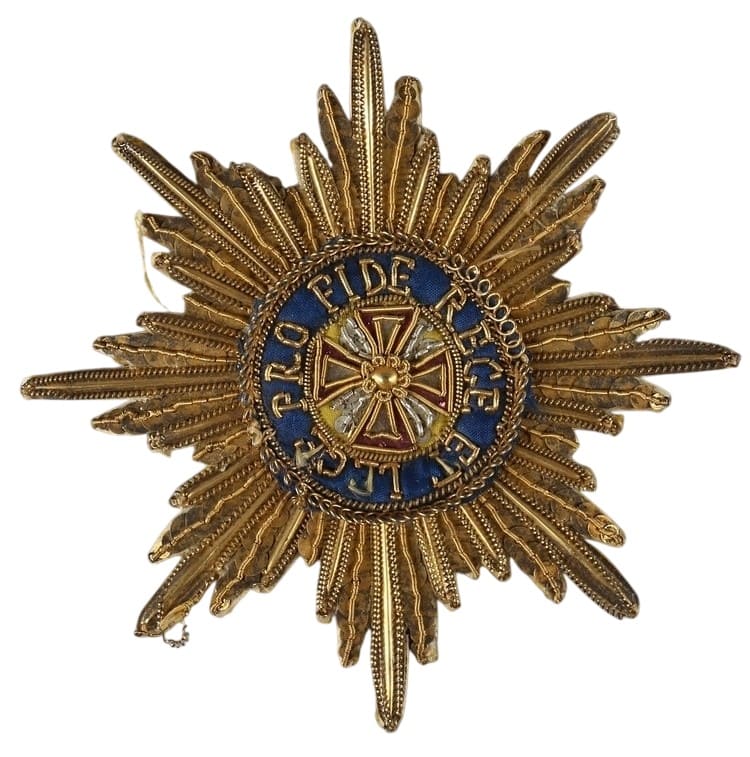 Embroidered breast star of White Eagle order .jpg