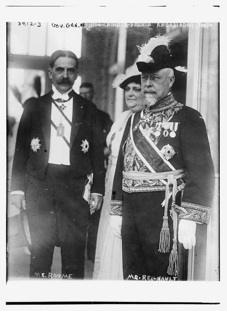 Ernest Nestor Roume and Eugène Louis Georges Regnault with their Japanese orders.jpg