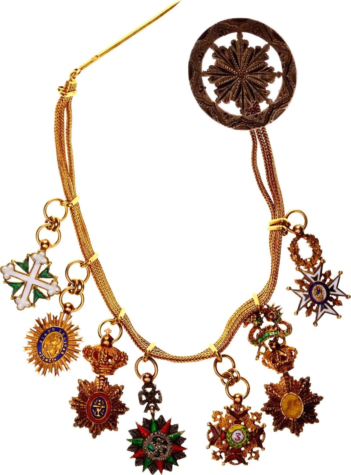 European-Made Miniature Group  with St. Stanislaus Order.jpg