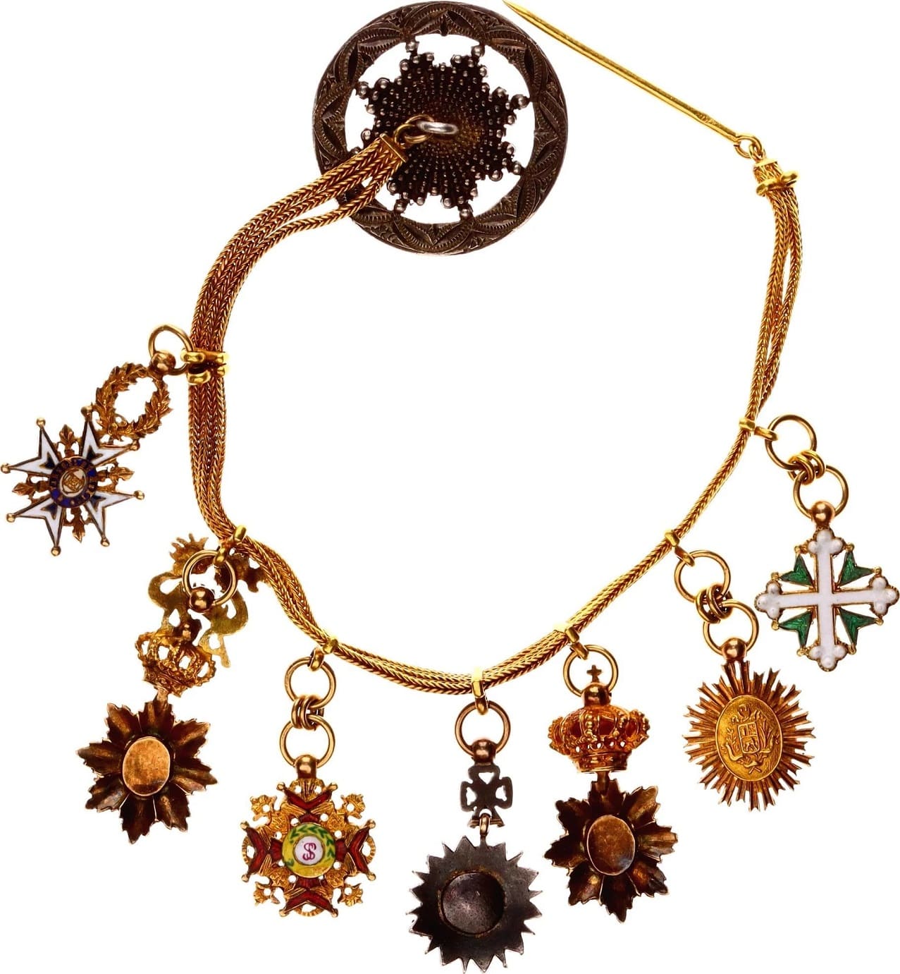 European-Made  Miniature Group  with St. Stanislaus Order.jpg