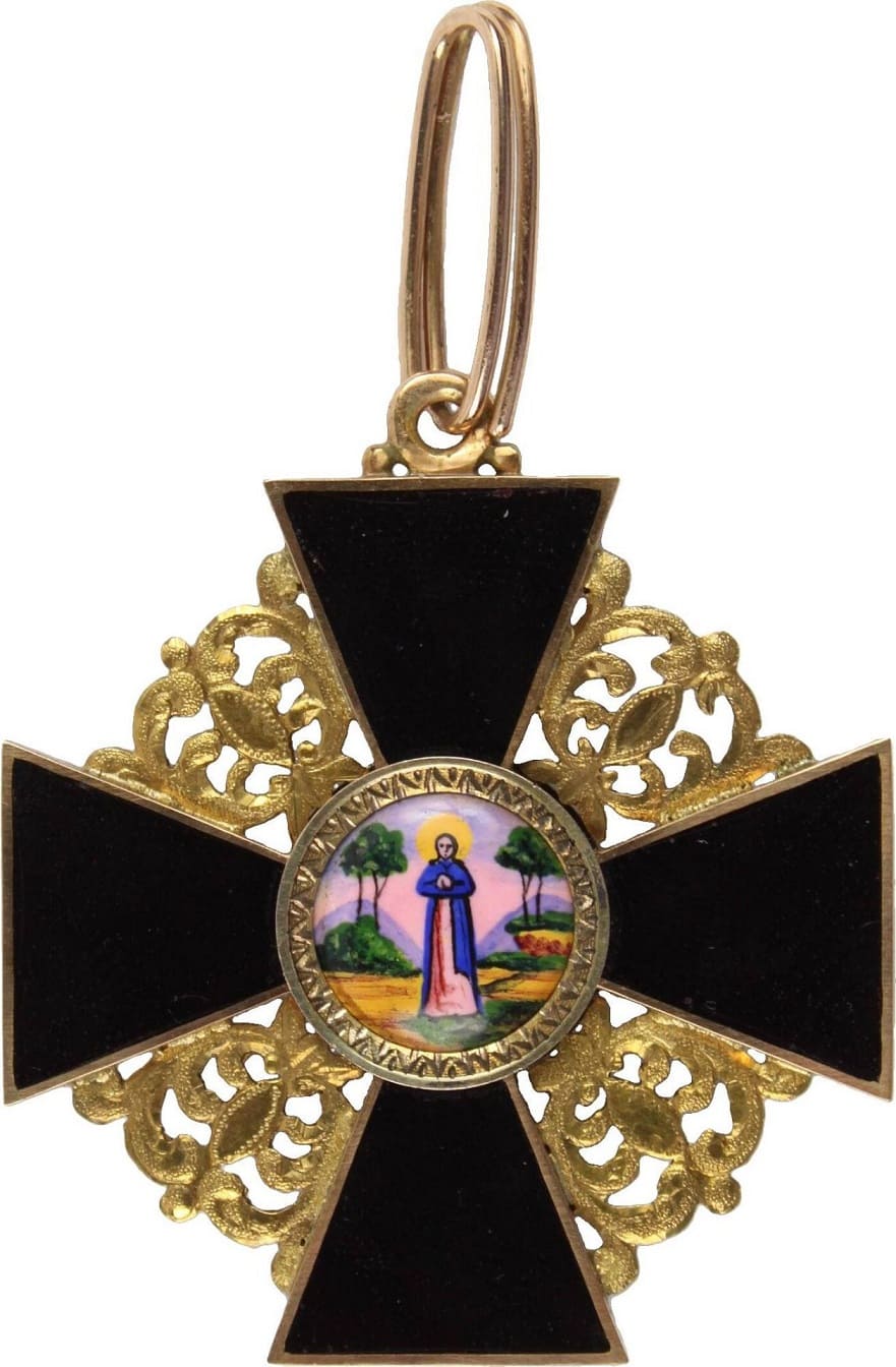 Fake 1st class St. Anna cross of flat black enamel.jpg