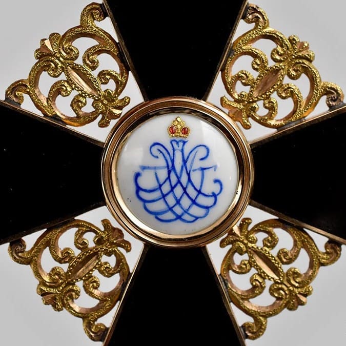 Fake 2nd class St. Anna cross of flat  black enamel.jpg