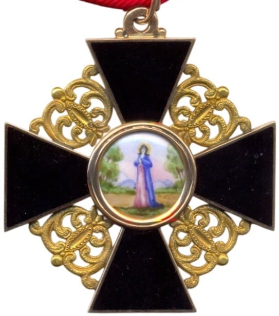 Fake 2nd  class St. Anna order cross of flat black enamel.jpg