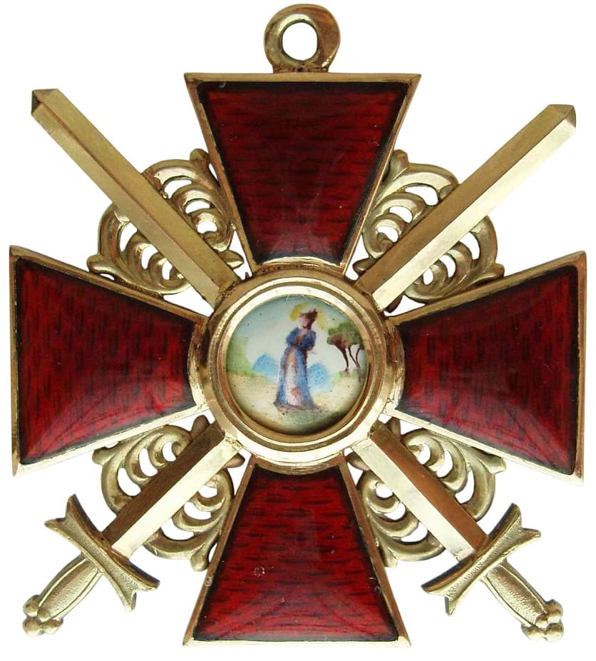 Fake 3rd class Saint Anna order with swords ДО.jpg