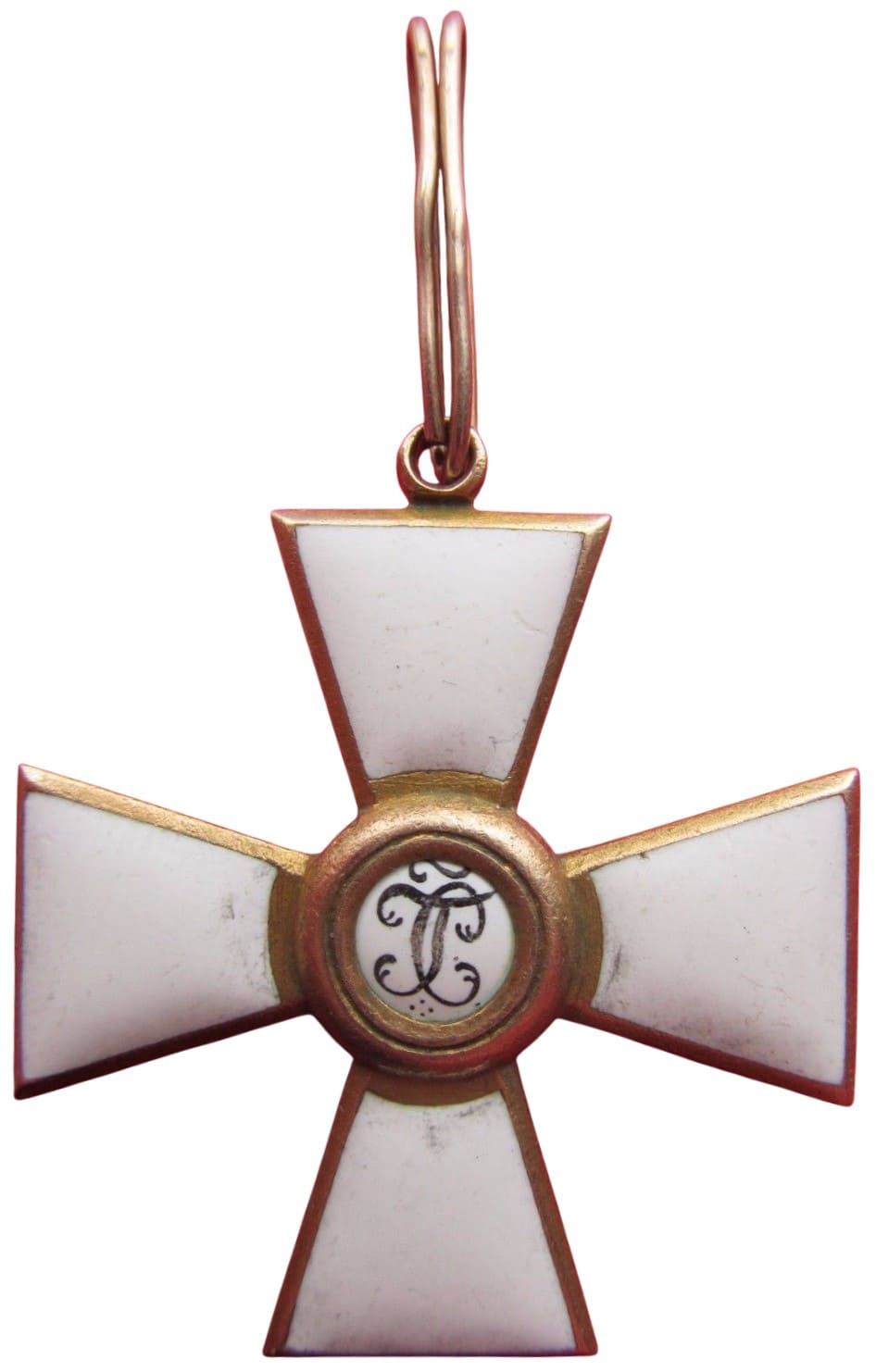 Fake 4th class Saint George order  in gilded bronze.jpeg