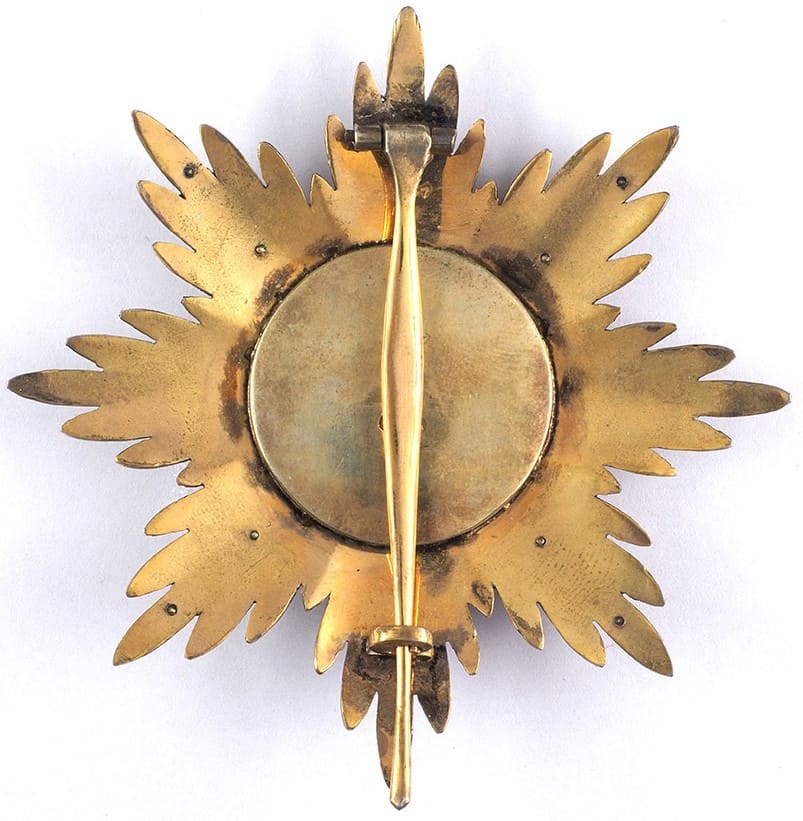 Fake breast star of St. Alexander Nevsky order  made by AK workshop in Moscow.jpg