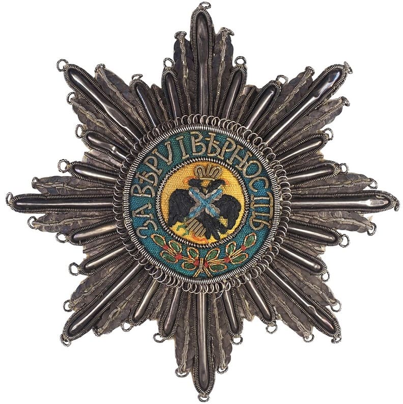 Fake embroidered breast star of Saint Andrew order.jpg
