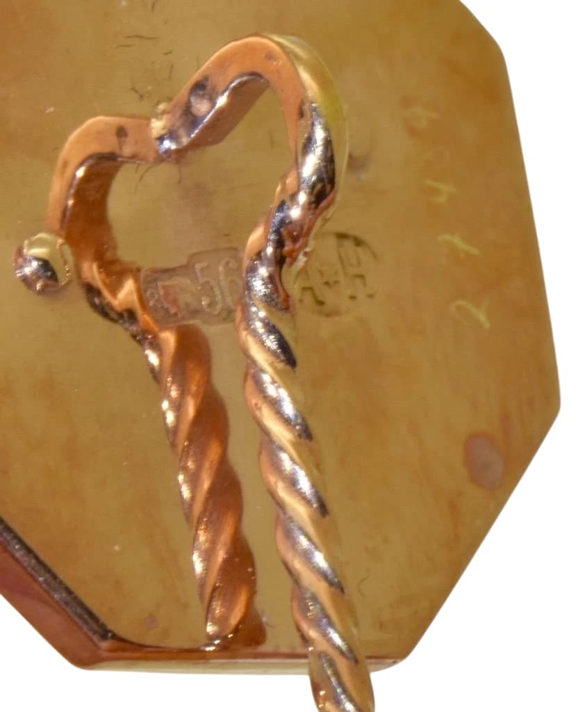 Fake Fabergé Saint  George order miniature pin.jpg