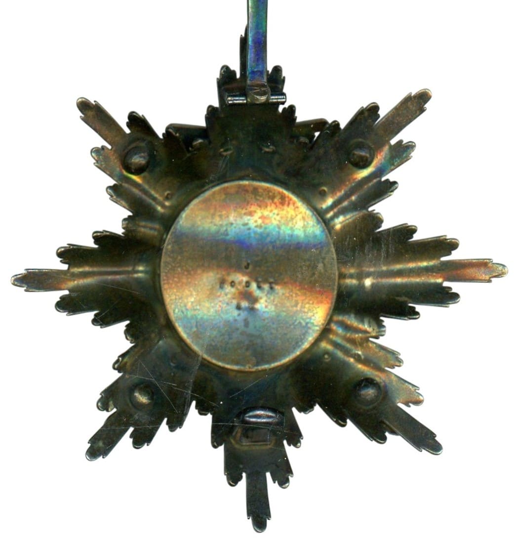 Fake Grand Cross breast star with swords  made by Rothe.jpg