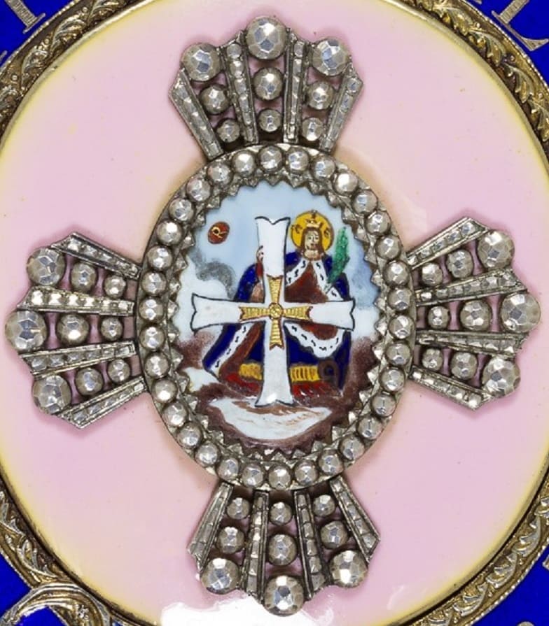 Fake Medallion with Imperial Russian Orders  combined with the Order of the Garter.jpg