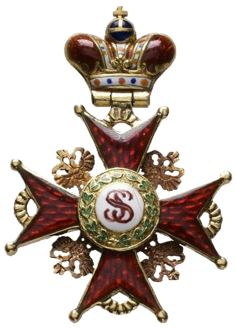 Fake miniature of the Order of Saint Stanislaus with  Imperial Crown.jpg