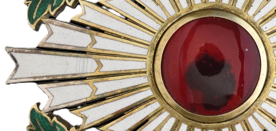 Fake Order of the Chrysanthemum  breast star made by  Rothe, Wien.jpg
