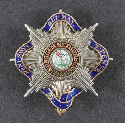 Fake Order St. George (Hanover) combined with the Garter.jpg