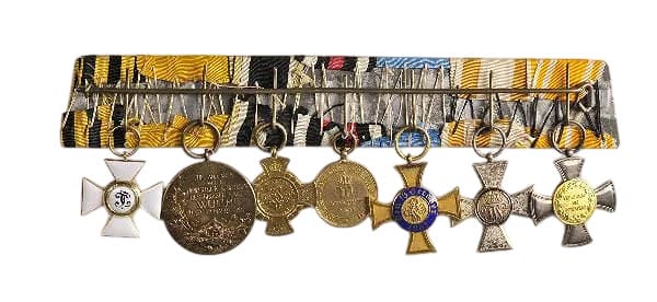 Fake Prussian  medal bar with a fake St. George order.jpg