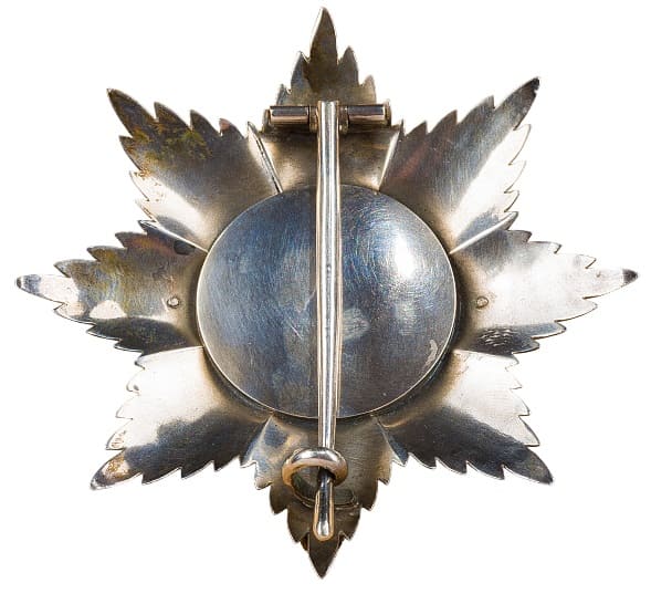 Fake Wurttemberg Order of the  Crown, Breast Star w Garter Ribbon.jpg