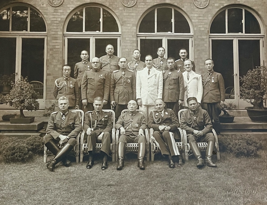 Field Marshal General Hajime Sugiyama and German officers.jpg