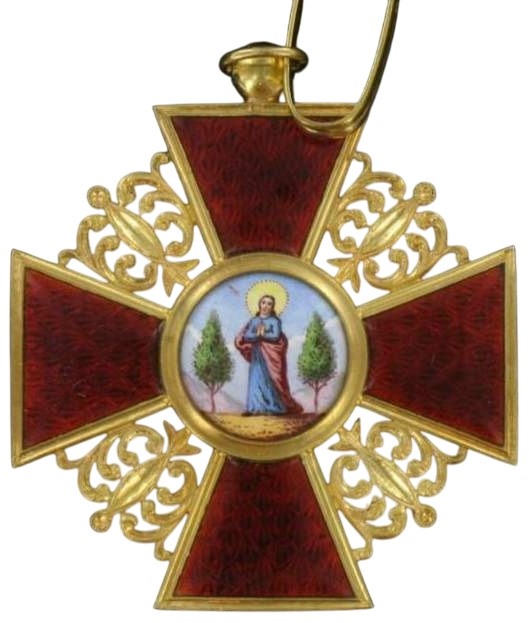 French-made 1st class cross of Saint Anna order in gilded silver.jpg