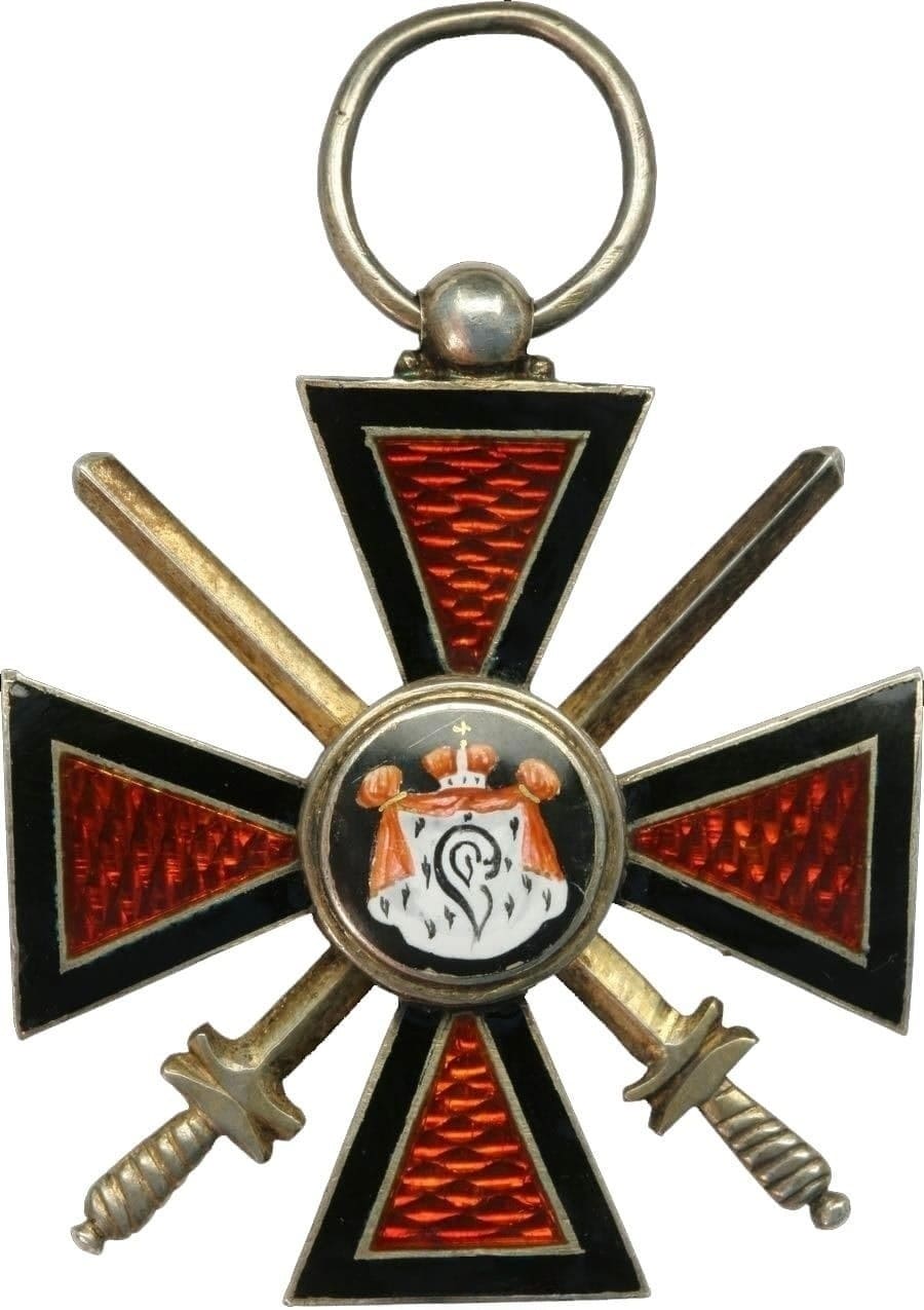 French-made 4th class cross of Saint Vladimir order with swords.jpg