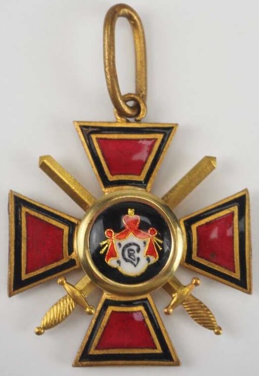 French-made one-sided cross of Saint Vladimir order.jpg