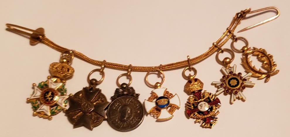 French Miniature Chain with Sacred Treasure Order.jpg