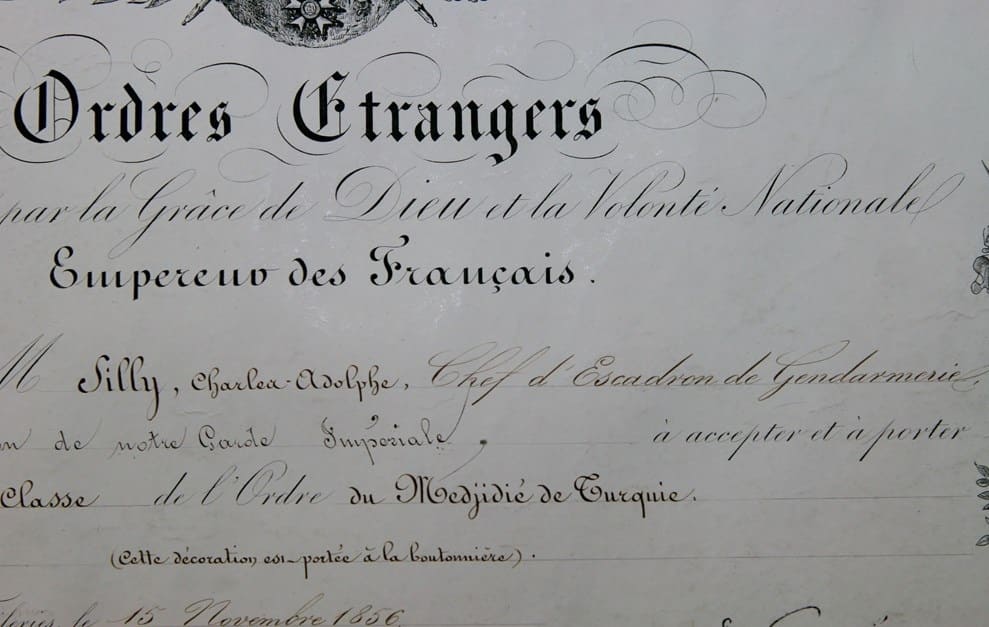 French Permission to Accept  and Wear Order of the Medjidie.jpg