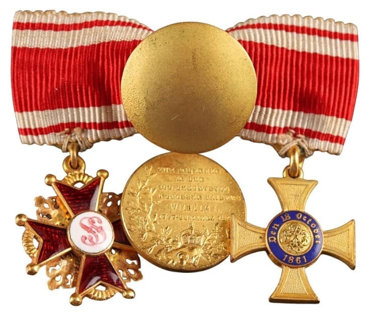 German-made group  of miniatures with St. Stanislaus order.jpg