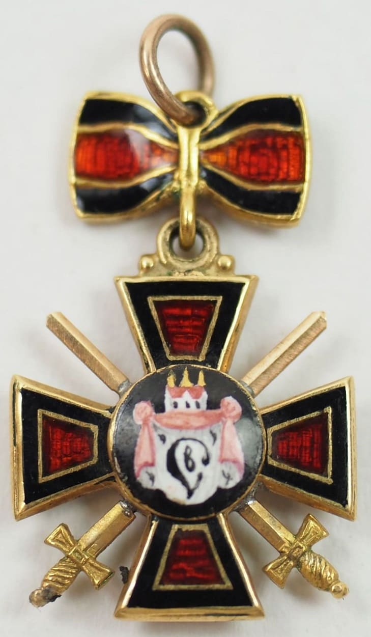 German-made miniature of Saint Vladimir order.jpg