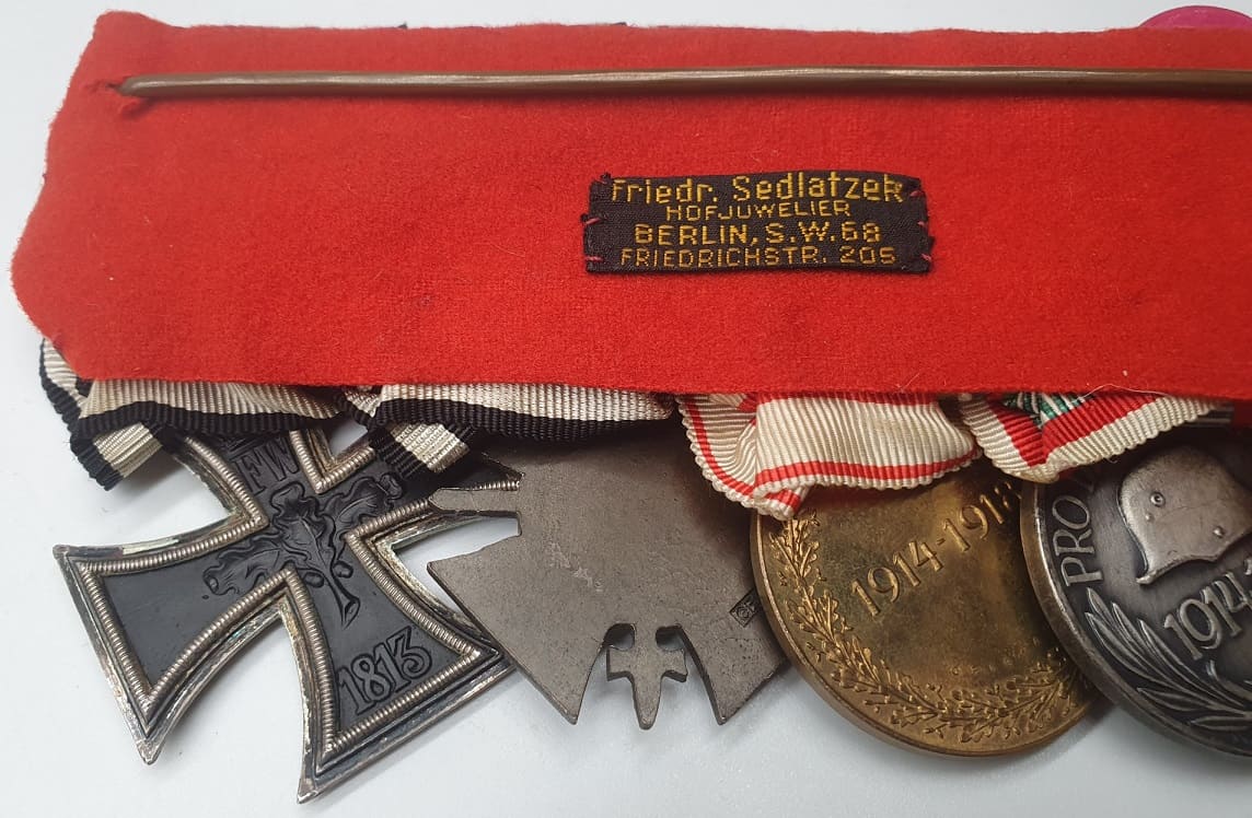 German medal bar  with 4th class Rising Sun.jpg