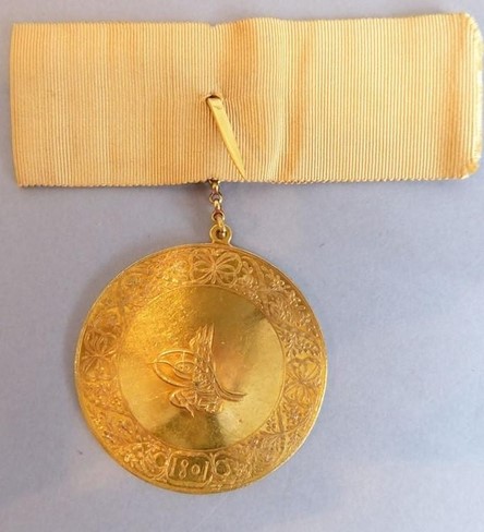 Gold  medal awarded to Captain Philip Beaver R.N..jpg