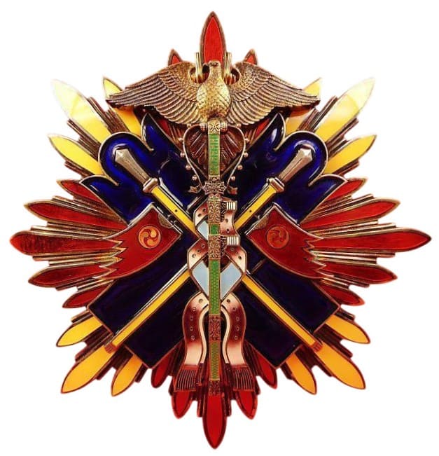 Golden  Kite Order Breast Star from the Showa era.jpg