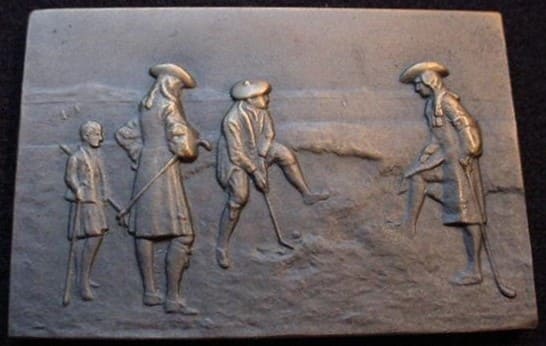 golf scene table medal from the Miyamoto-Shoko Co. Ltd of Chuo-Ku, Japan.jpg
