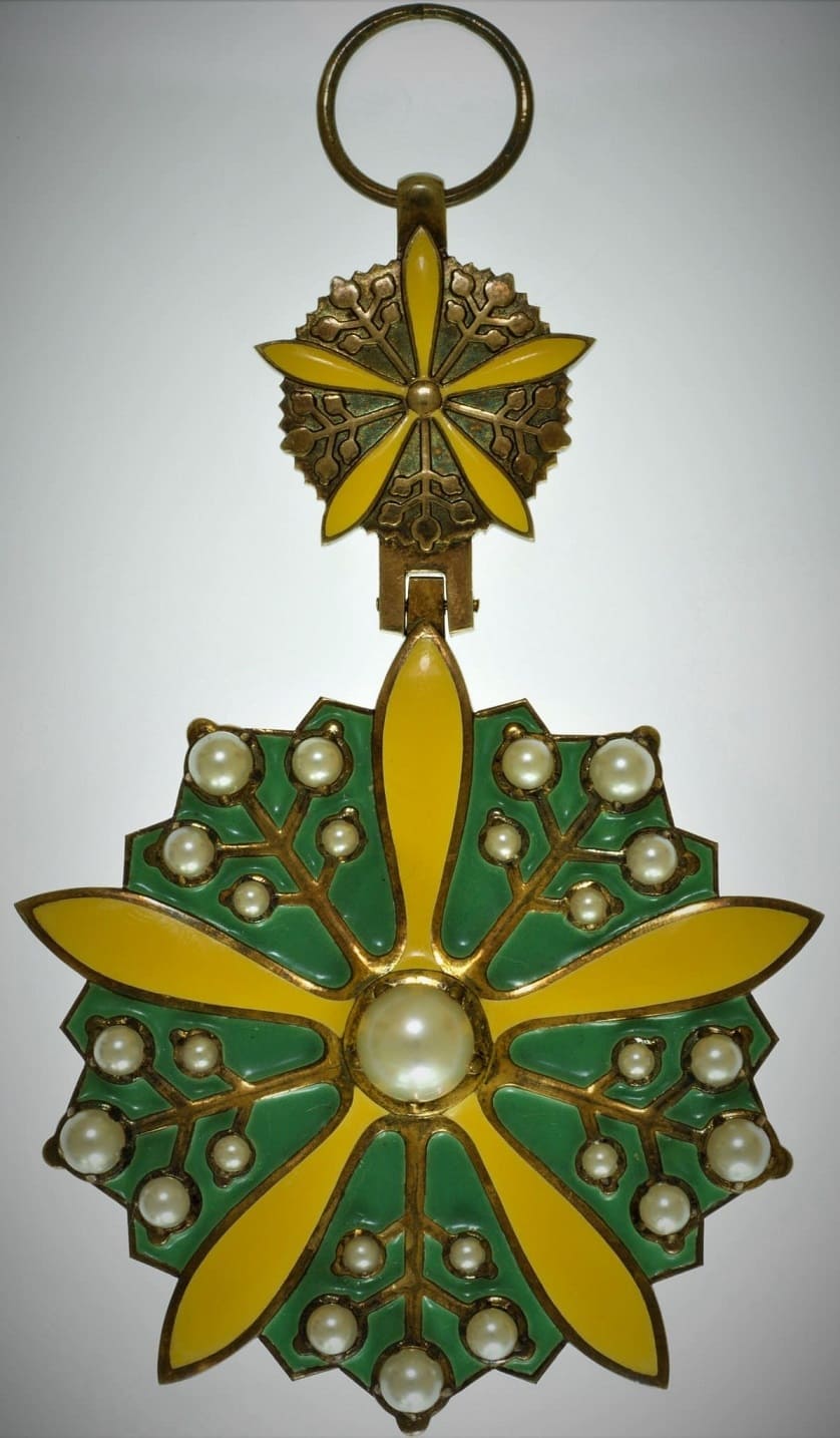 Grand Cordon  of the Grand Order of the Orchid Blossom unmarked.jpg