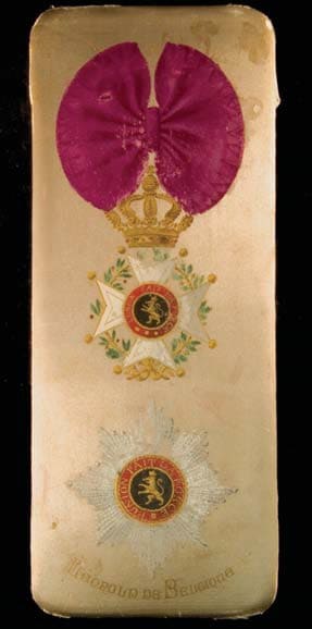 Grand Cross of the Order of Leopold made by Halley Octave Lasne, Paris.jpg