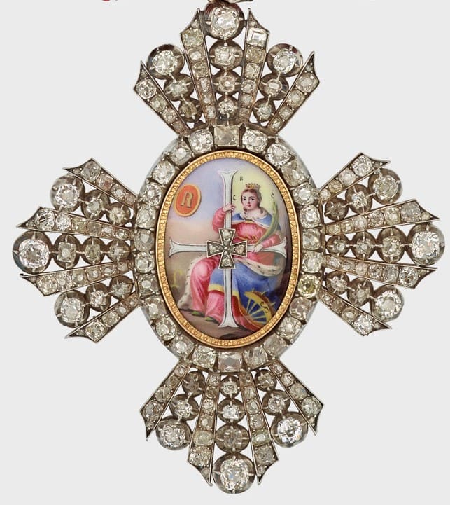 Grand Cross of the Order of Saint  Catherine awarded in 1856 to Queen Alexandra.jpg