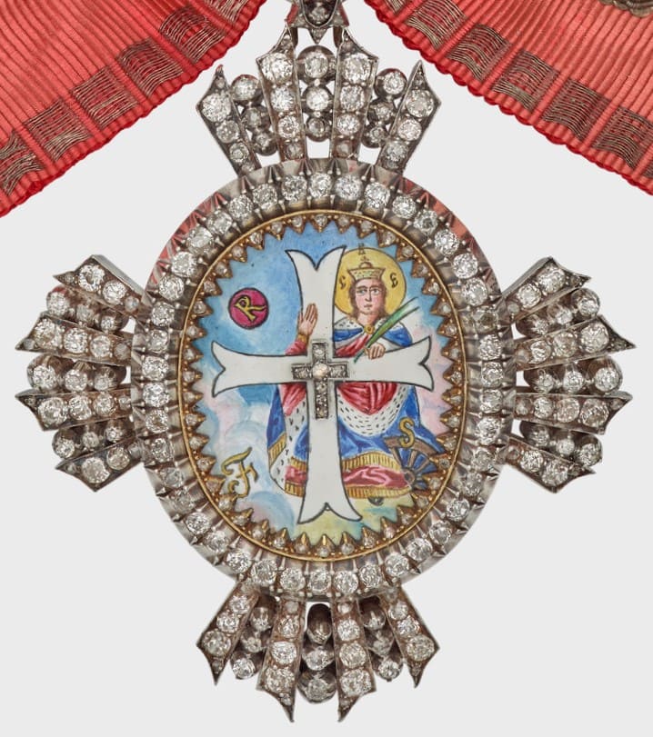 Grand Cross of  the Order of Saint Catherine awarded in 1909.jpg