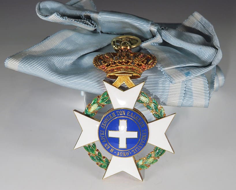 Grand Cross of the Redeemer order  made by Arthus Bertrand, Paris.jpg