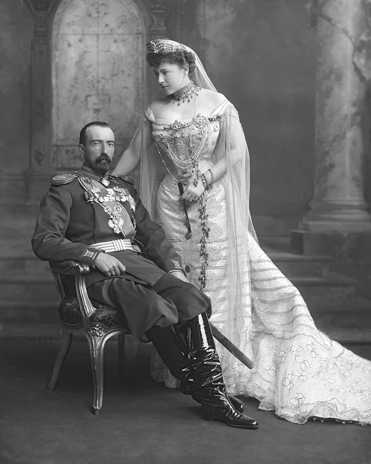 Grand Duke Michael Mikhailovich of Russia with his wife.jpg