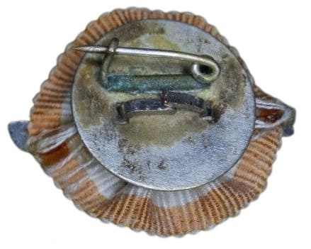 Greater Japan Aviation Women's Association Member's Badge with Orange and White  Rosette.jpg