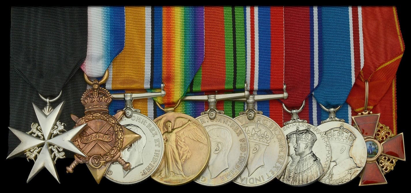 group of eleven awarded to Acting Surgeon Captain W. I. Gerrard, Royal Navy,.jpg