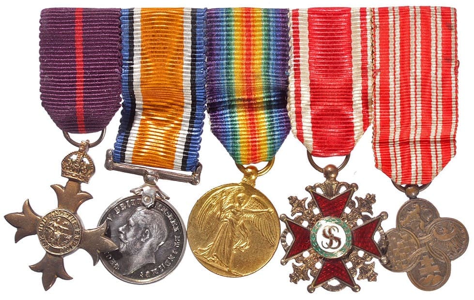 Group of five miniatures made by Spink and Son.jpg