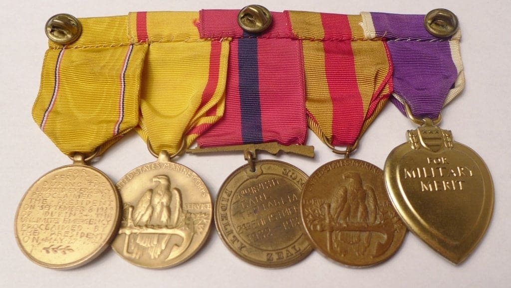 group of  medals  awarded to Sergeant Major Carl Tartaglia.jpg