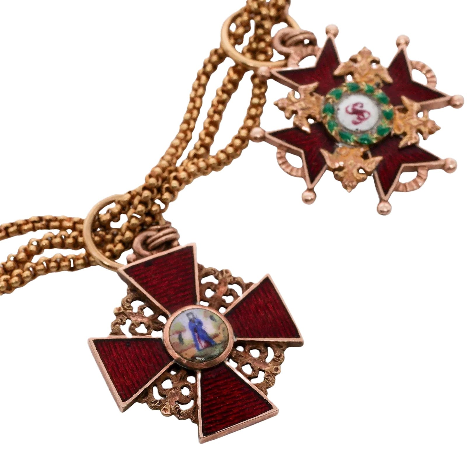 Group of  miniatures of  excellent quality that was converted into a bracelet.jpg