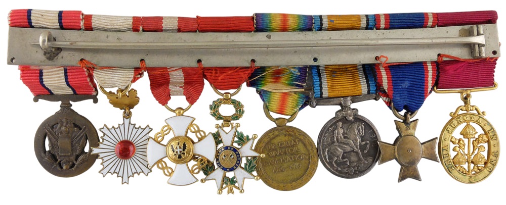 Group of miniatures  with Rising Sun order.jpg